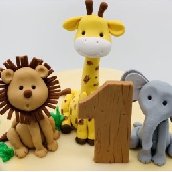 Vaikiškas tortas "Zoo"