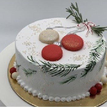 Christmas with macarons