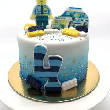 Vaikiškas tortas "Policija"