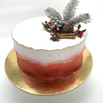 Christmas with a branch