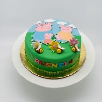 Vaikiškas tortas "Kiaulytė Pepa"