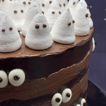Vaikiškas "Vaiduoklių tortas"