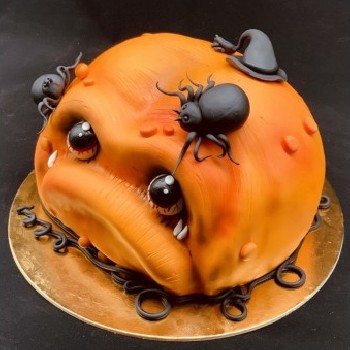 Vaikiškas tortas "Moliūgas"