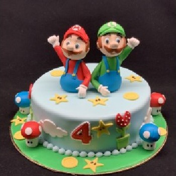Vaikiškas tortas "Mario"