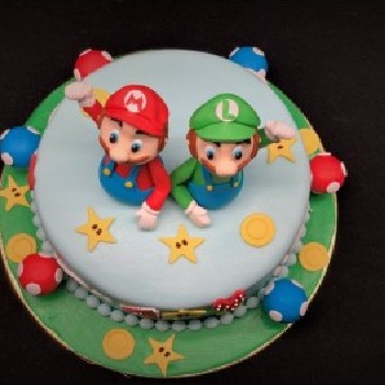 Vaikiškas tortas "Mario"