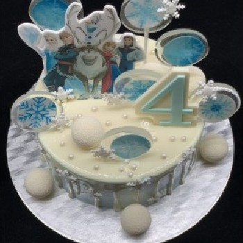 Vaikiškas tortas "Ledo šalis"