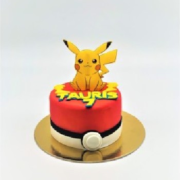 Vaikiškas tortas su pokemonu