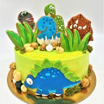 Vaikiškas drakoniukų tortas