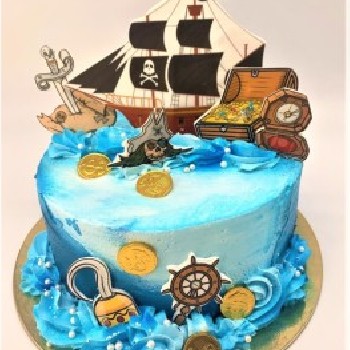 Vaikiškas piratų tortas