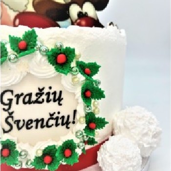 Kalėdinis tortas "Senis ir briedis"