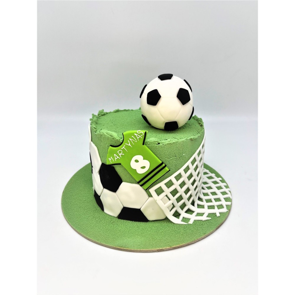 Vaikiškas tortas "Futbolo fanas"