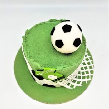 Vaikiškas tortas "Futbolo fanas"