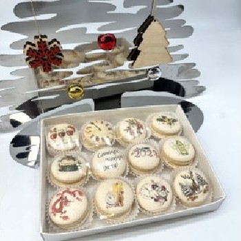 Macarons dėžutė "Naijieji metai"