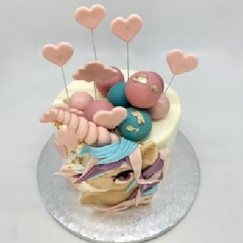 Vaikiškas tortas "Vienaragis 2"
