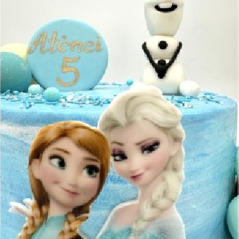 Vaikiškas tortas "Ana ir Elza"