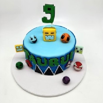 Vaikiškas tortas "Geometrija"