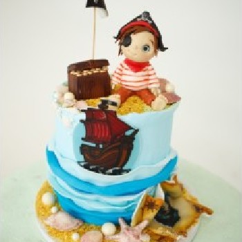 Vaikiškas tortas "Piratas"
