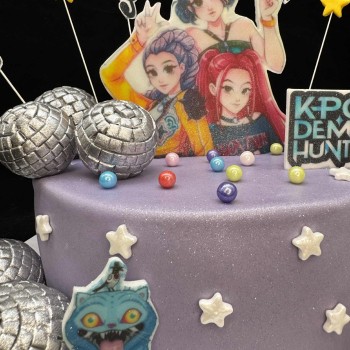 Vaikiškas tortas "KPOP"