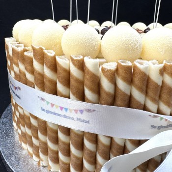 Tortas su  vafliniais...