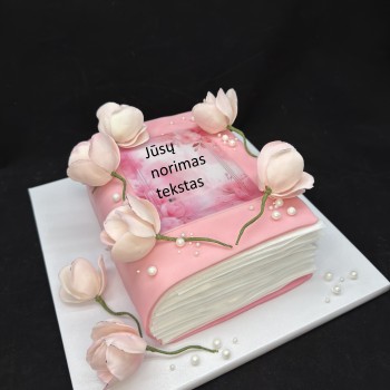 Jubiliejaus tortas "Knyga...
