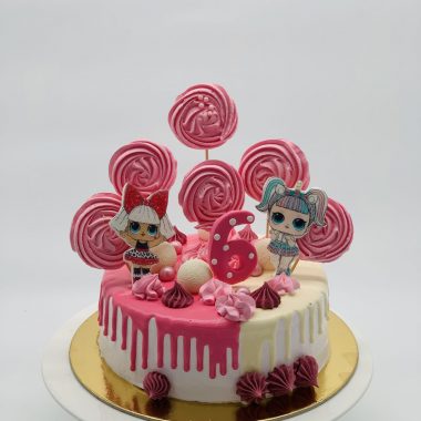 Vaikiškas tortas "Rožinė svajonė"