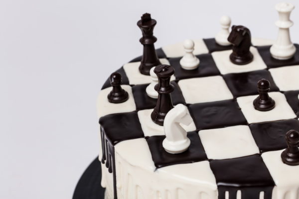 Vaikiškas tortas Šachmatų lenta