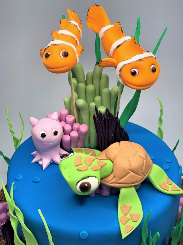 Vaikiškas tortas "Žuviukas Nemo"