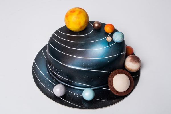 Vaikiškas tortas "Kosmosas"