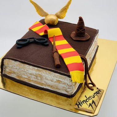 Vaikiškas tortas Hario Poterio knyga
