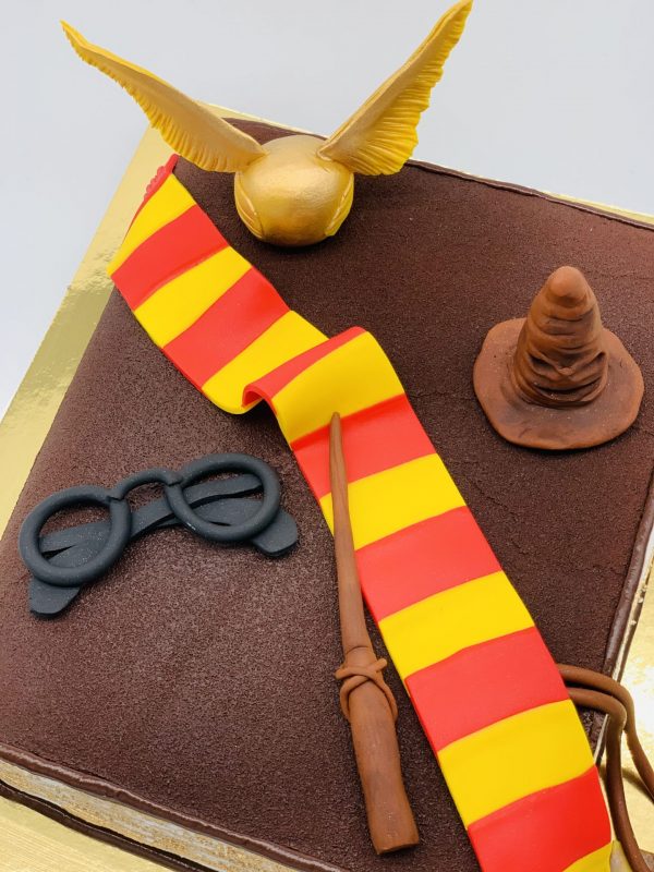 Vaikiškas tortas Hario Poterio knyga