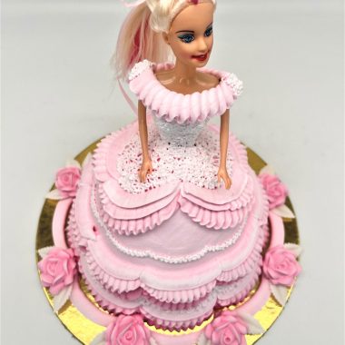 Vaikiškas tortas Barbė
