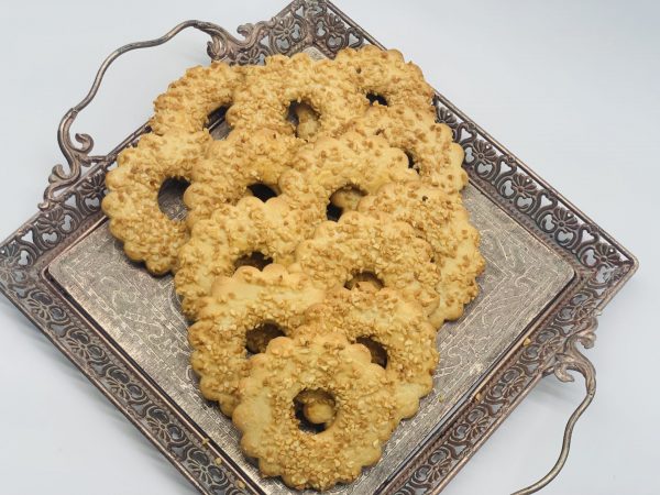 Sausainiai Trapūs žiedai su riešutais