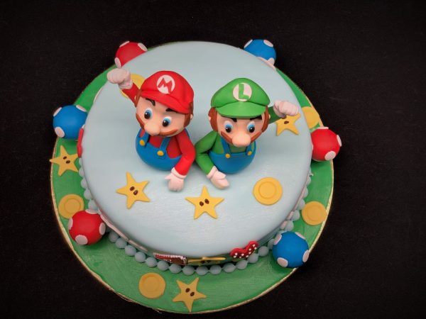 Vaikiškas tortas "Mario"