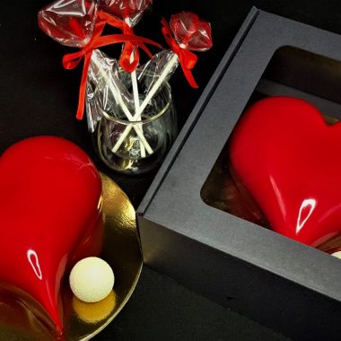Šokoladinė širdelė dėžutėje