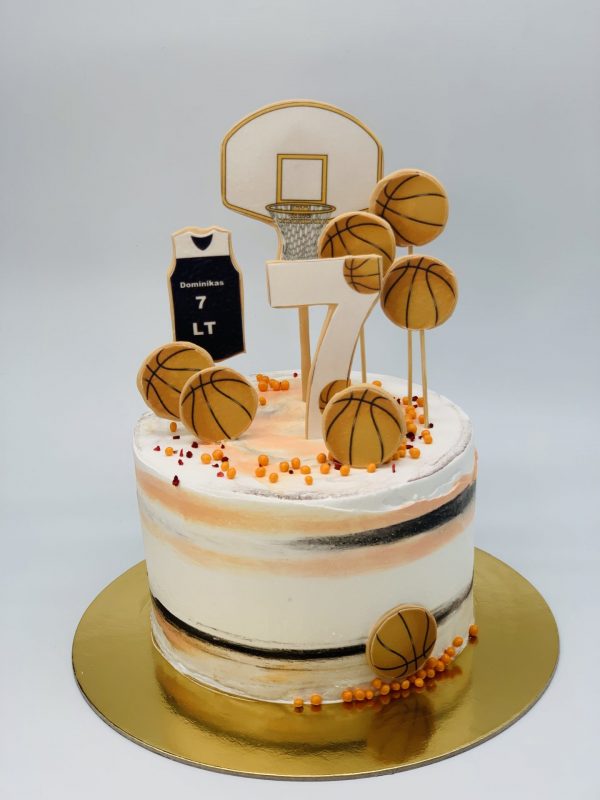 Vaikiškas tortas "Krepšinio fanas"