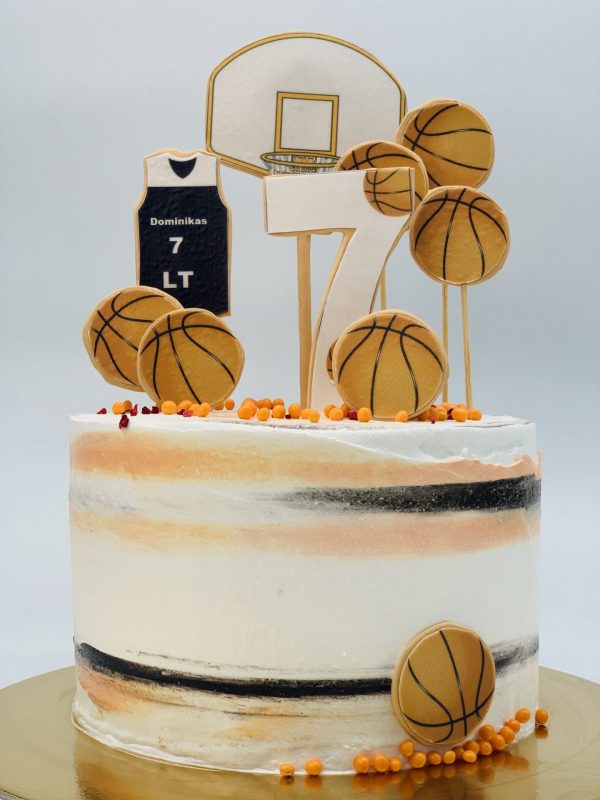 Vaikiškas tortas "Krepšinio fanas"