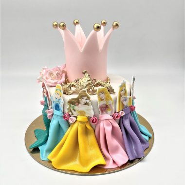 Vaikiškas Princesių tortas