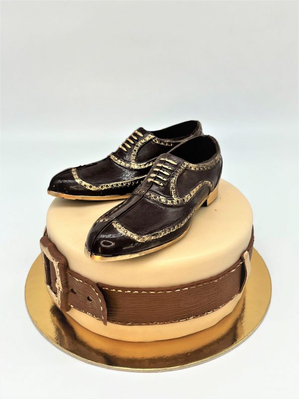 Jubiliejinis tortas "Vyriški batai"