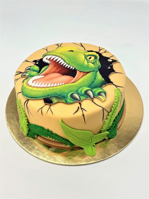 Vaikiškas tortas "Dinozauras"