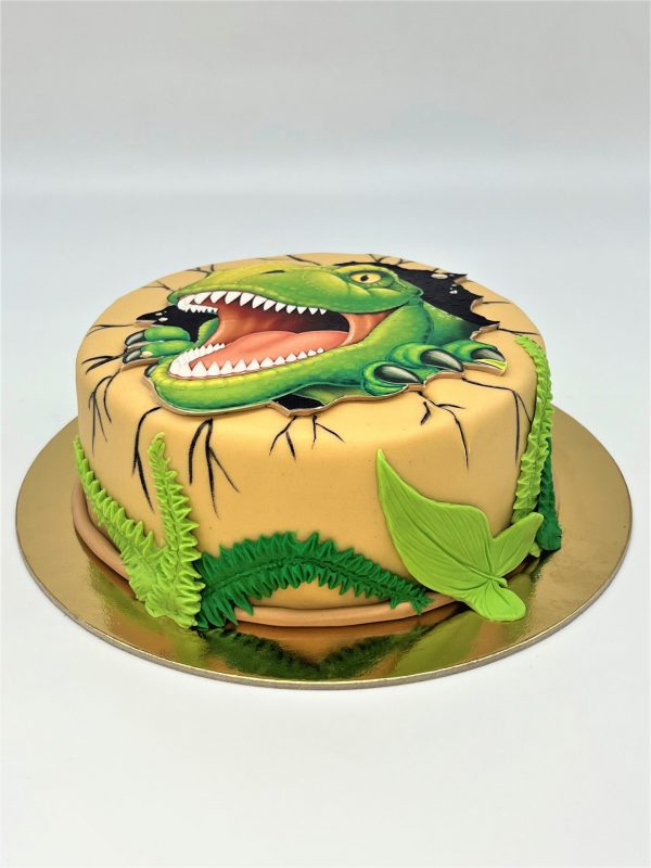 Vaikiškas tortas "Dinozauras"