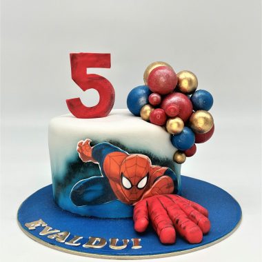 Vaikiškas tortas Žmogus voras 2