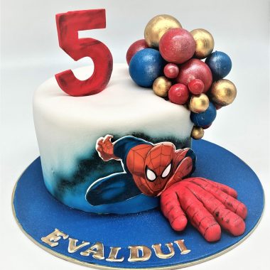 Vaikiškas tortas "Žmogus voras 2"