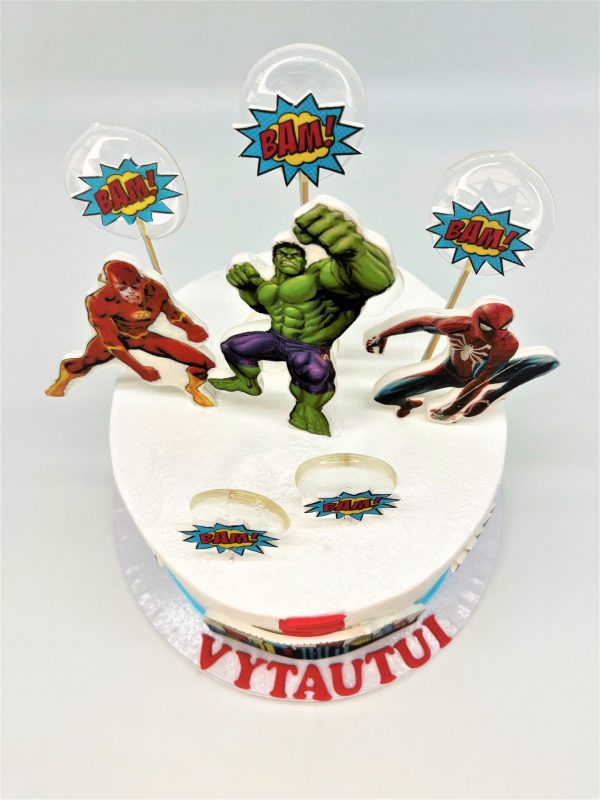 Super Herojų tortas