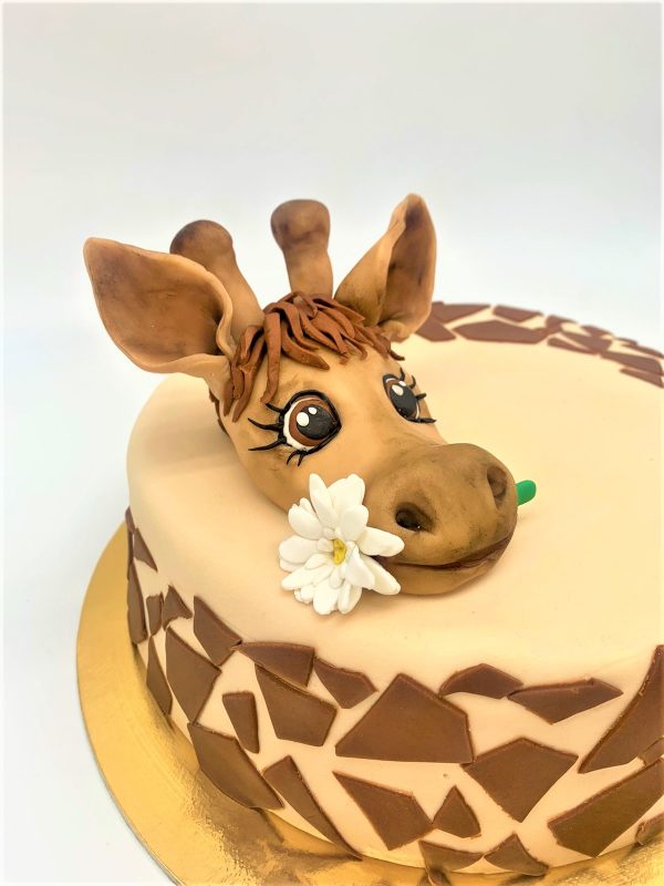 Vaikiškas tortas Žirafiukas