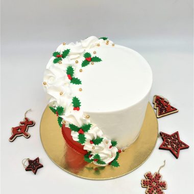 Kalėdinis tortas Balta - raudona
