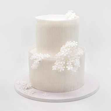 Vestuvinis tortas su smulkiom gėlytėm