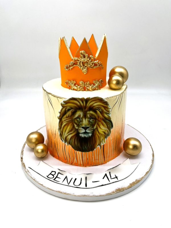 Vaikiškas tortas Liūtas karalius